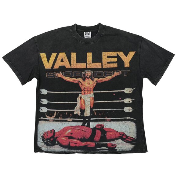 Vale Forever Jesus Hardy T-shirt Vintage Black - Picture 1 of 4